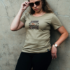 "MOEG MAAR MOOI" Ladies T-shirt – Khaki