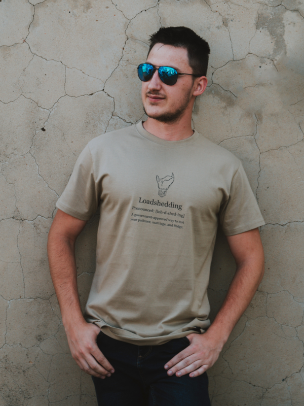 "LOADSHEDDING" – Unisex/Men's T-Shirt